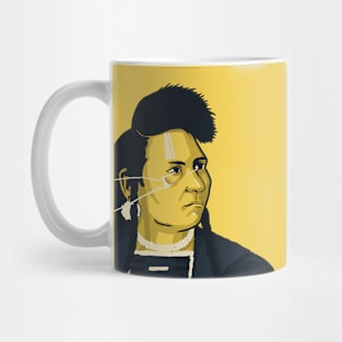 Chief Joseph Native American Vector Art 1 Mug